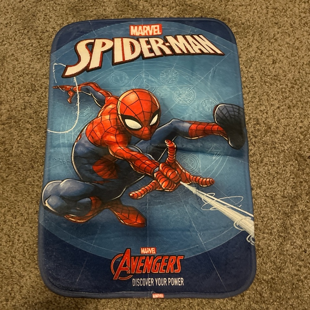 Marvel Spider-Man Blue Bath Mat‎